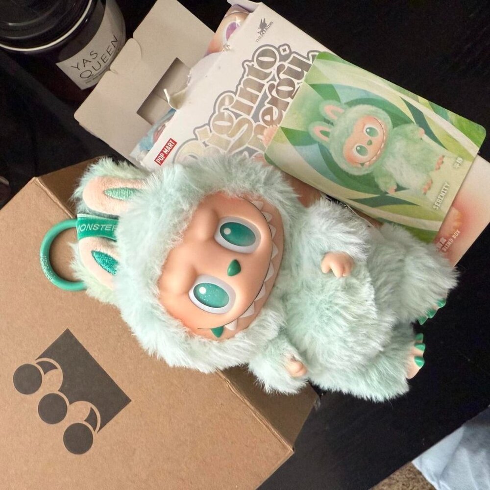 REAL POPMART Serenity Big into Energy LabubuI...